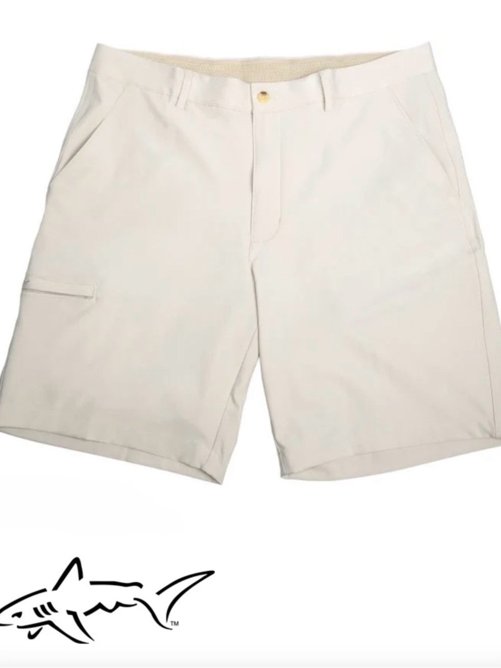 Greg Norman golf shorts textured stretch fabric.